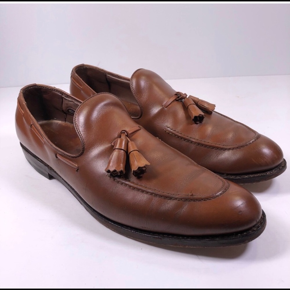 Allen Edmonds Saratoga leather Venetian loafers